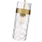 Z-Lite Fontaine 3 Light Pendant, Rubbed Brass & Clear 3035P9-RB - alternate 4